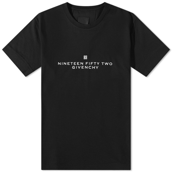 Photo: Givenchy Men's NineT-Shirtn Fifty Two T-Shirt in Black