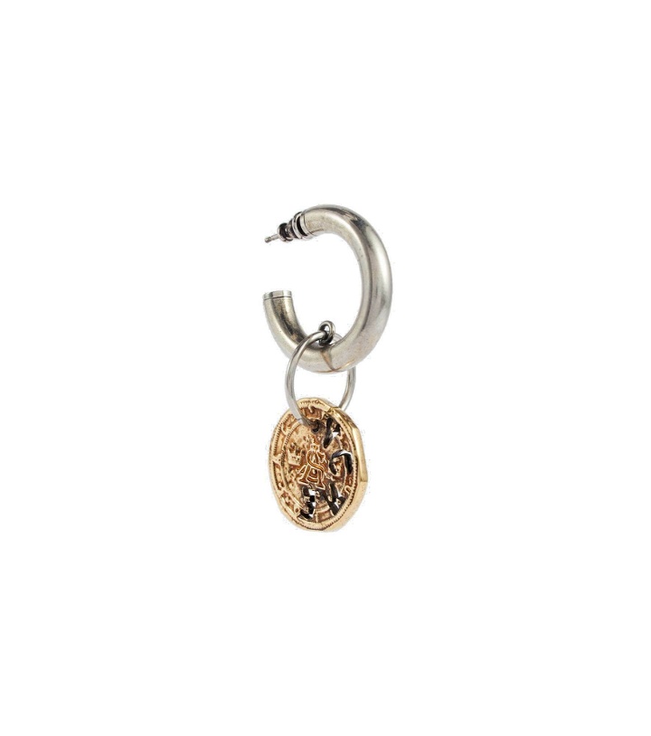 Photo: Acne Studios - Coin-embellished hoop earring