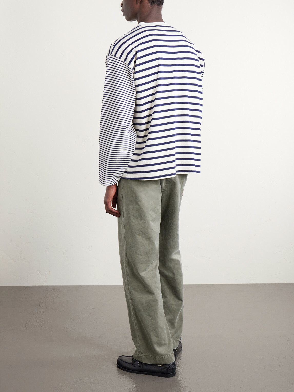 Remi Relief - Straight-Leg Cotton Trousers - Green