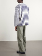 Remi Relief - Straight-Leg Cotton Trousers - Green