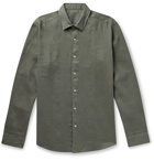 Altea - Bond Linen Shirt - Green