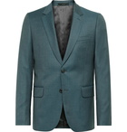 Paul Smith - Teal Soho Slim-Fit Sharkskin Wool Suit Jacket - Green