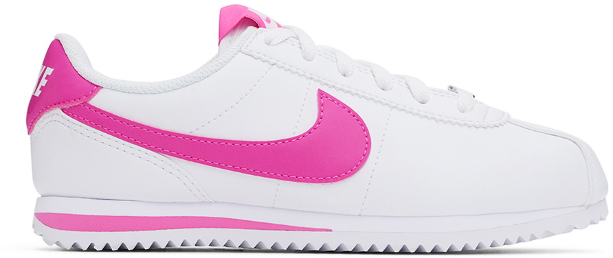 white nike cortez kids