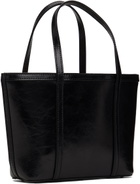 Dunst Black Crinkled Leather Tote