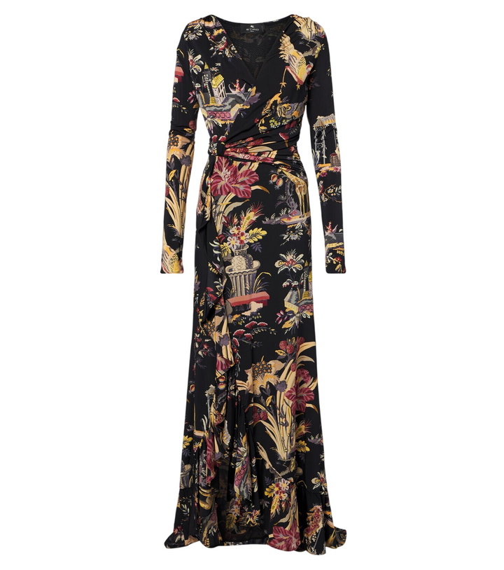Photo: Etro Printed jersey maxi dress