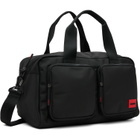 Hugo Black Canvas Logo Patch Duffle Bag