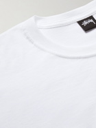 STÜSSY - Sunflower Printed Cotton-Jersey T-Shirt - White