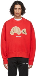 Palm Angels Red Bear Sweatshirt