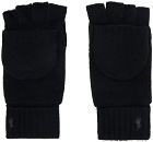Polo Ralph Lauren Black Convertible Gloves