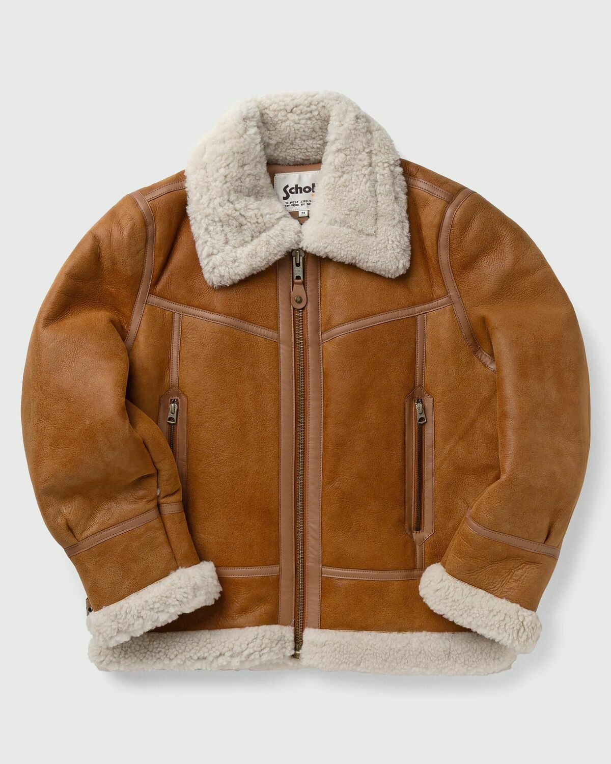 Schott NYC LCWASHLEY2 JACKET Brown Womens Bomber Jacket