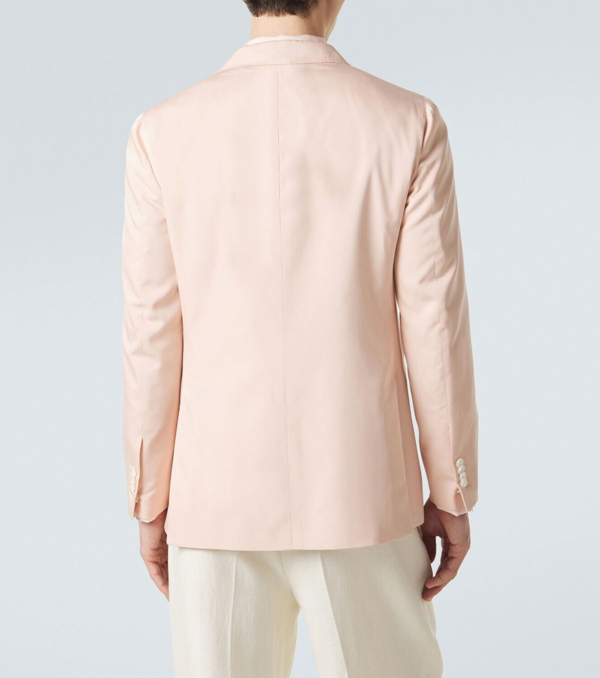 Umit Benan Richard double-breasted silk blazer