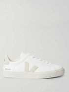 Veja - Campo Suede-Trimmed Leather Sneakers - White