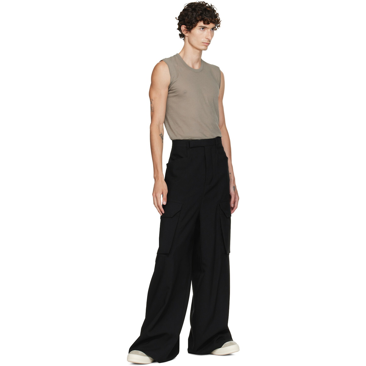 Rick Owens Black Tower Mastodon Firbanks Cargo Pants