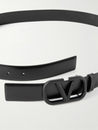 Valentino Garavani - VLogo 3cm Leather Belt - Black