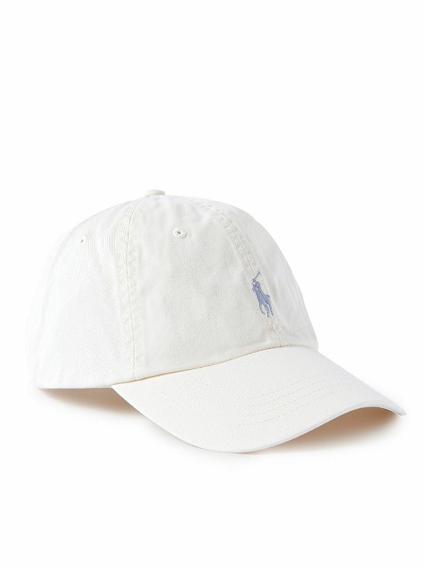 Photo: Polo Ralph Lauren - Logo-Embroidered Cotton-Twill Baseball Cap
