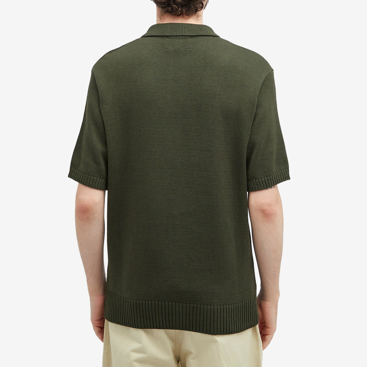 Palmes Men's Marco Knit Polo in Olive