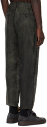 UMA WANG Green Pigiama Trousers