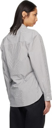 AGOLDE Gray Cinch Shirt