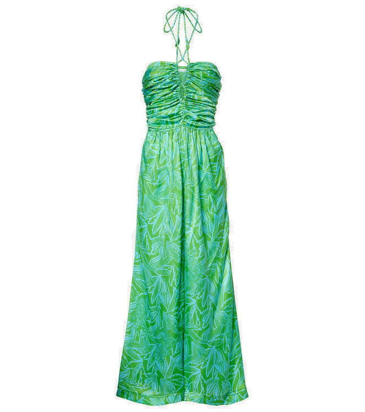 Photo: Poupette St Barth Claudia printed halterneck jumpsuit