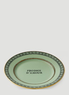 Set of Two Prodige d'Amour Bread Plate in Green