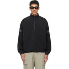 Fear of God ESSENTIALS Black Half Zip Track Jacket