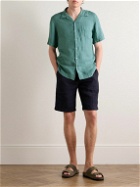 Massimo Alba - Venice Convertible-Collar Cotton Shirt - Green