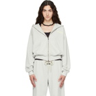 Fear of God ESSENTIALS Gray Full Zip Hoodie