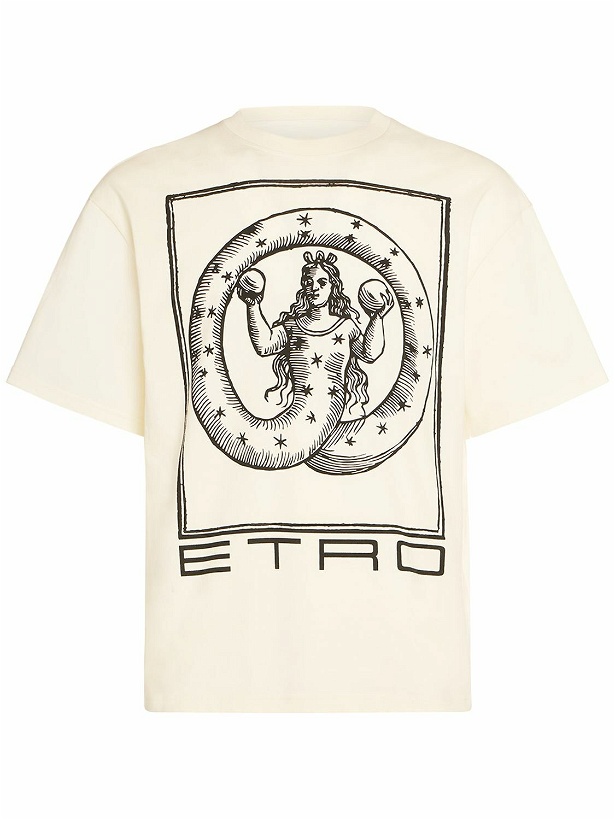 Photo: ETRO - Logo Cotton T-shirt