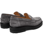 Mr P. - Jacques Suede Loafers - Gray