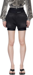 alexanderwang.t Black Pre-Styled Boxer Brief Shorts
