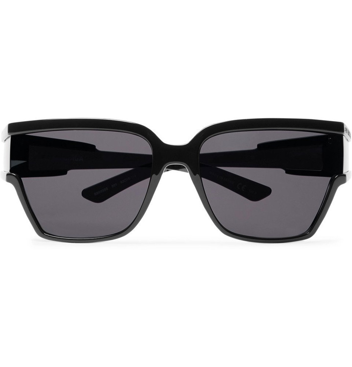 Photo: Balenciaga - D-Frame Acetate Sunglasses - Black