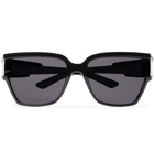 Balenciaga - D-Frame Acetate Sunglasses - Black
