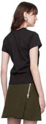 Courrèges Black 'AC' T-Shirt