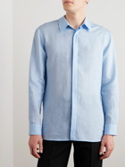 Gabriela Hearst - Nicolas Linen Shirt - Blue