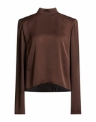 Rotate Birger Christensen Womens Top in Chocolate brown
