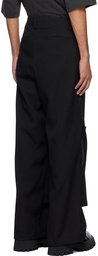 Juun.J Black Belted Trousers