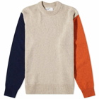 Universal Works Men's Eco Wool Crew Knit in Mixed