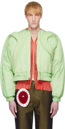 Stanley Raffington Green 3D Parametric Bomber Jacket