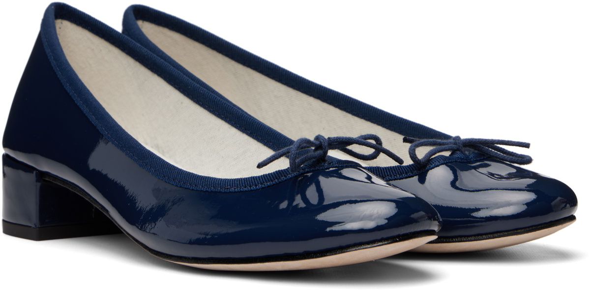 Repetto Navy Camille Heels