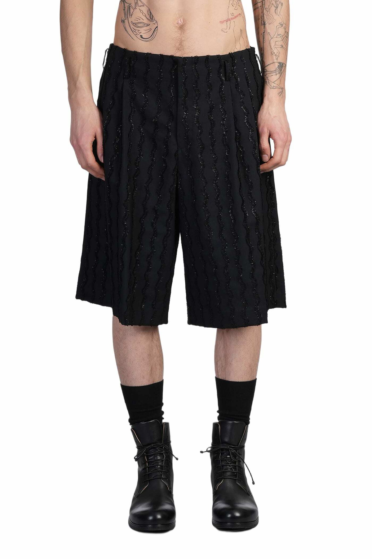 COMME des GARÇONS Faux Leather Shorts Comme Des Garcons Faux Crocodile Leather Shorts – Justin Reed