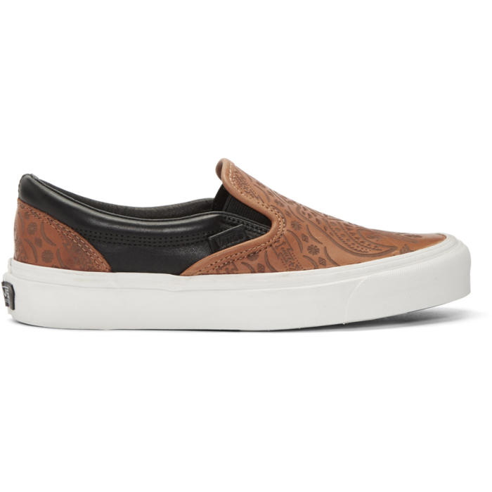 Photo: Vans Brown Taka Hayashi Edition OG Classic Sneakers