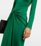 Victoria Beckham Gathered jersey gown