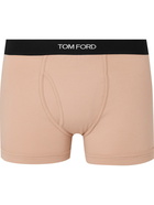 TOM FORD - Stretch-Cotton Boxer Briefs - Neutrals