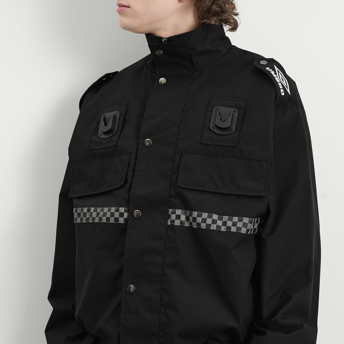 Umbro by Slam Jam Men's Force Jacket in Black