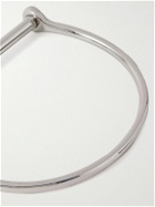 Miansai - Thin Screw Rhodium-Plated Bracelet - Silver