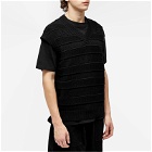 Daily Paper Men's Rashidi Spencer Knitted Vest in Black