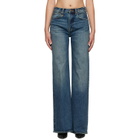 R13 Blue Flared Jeans