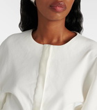 Proenza Schouler Linen-blend top