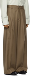 stein Brown Extra Wide Trousers