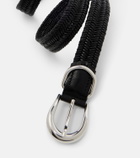 Déhanche Loom braided leather belt